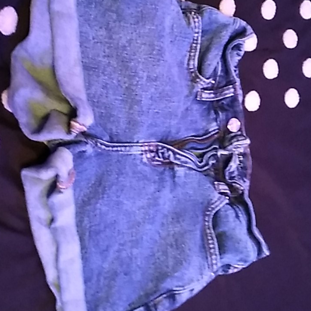 Denim jeans shorts